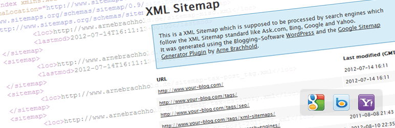 Google XML Sitemap plugin Banner Image