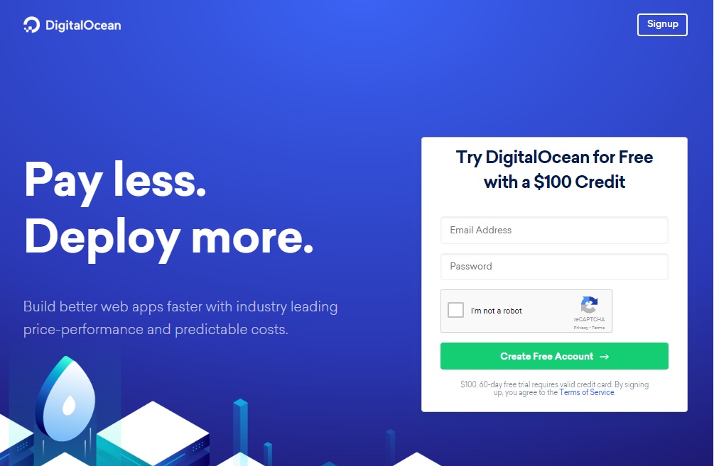 Digital Ocean Free Coupon » Sign up & Get Promo Code $10 to $100