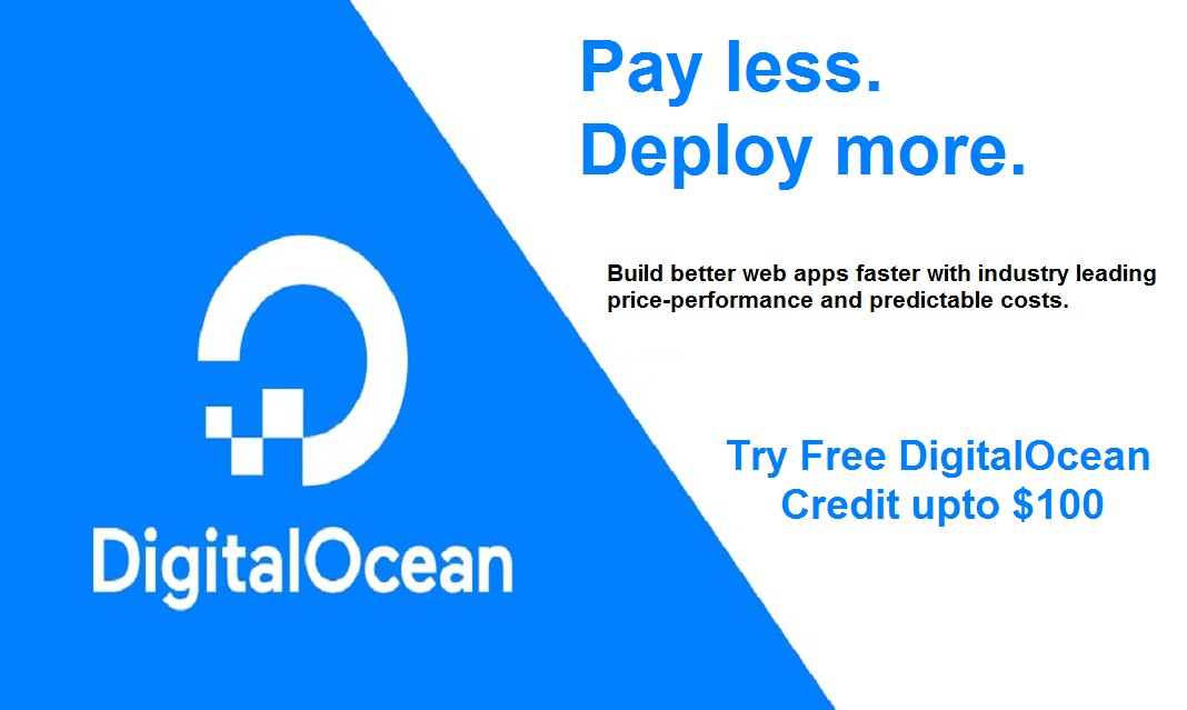 Try DigitalOcean for Free with a $100 Credit